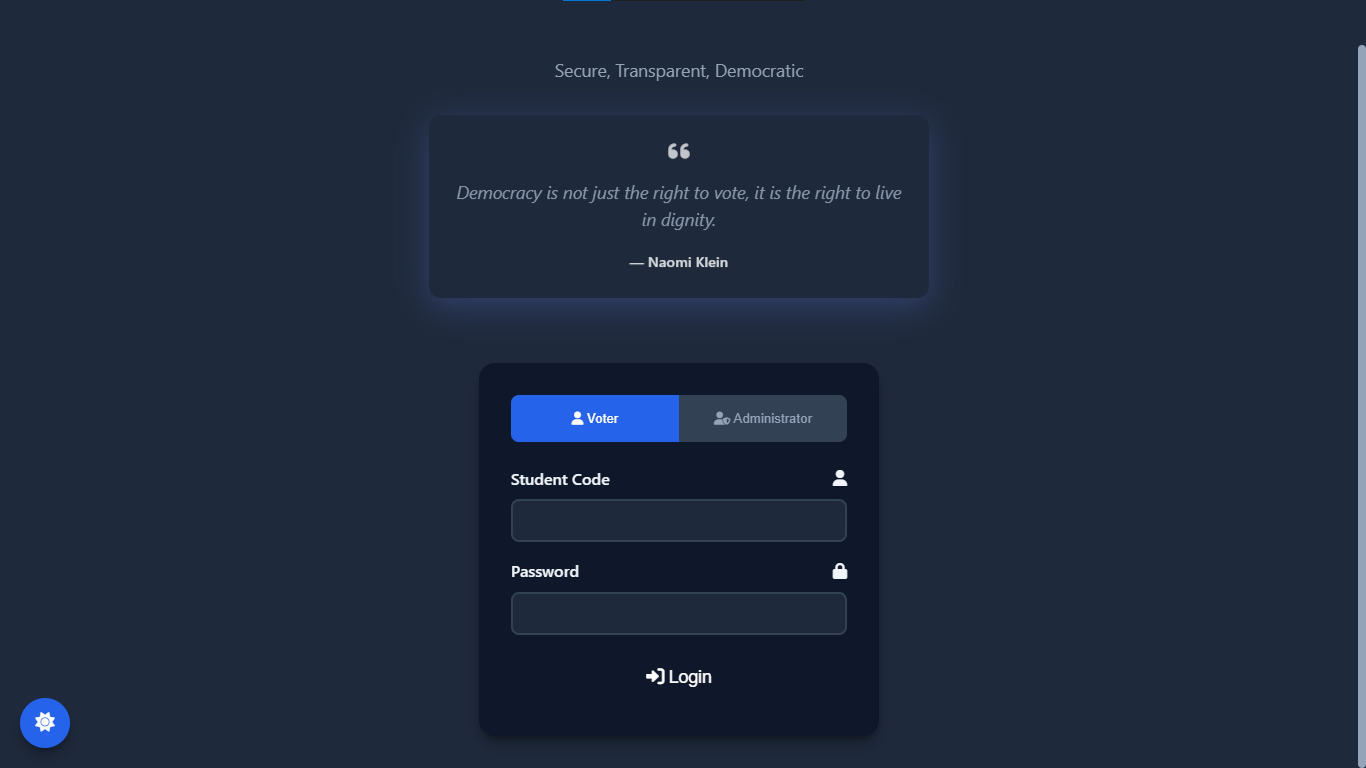 Electronic Voting System preview